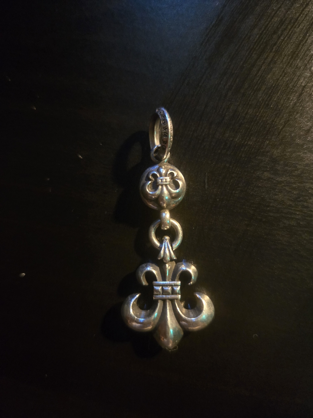 Authentic Chrome Hearts Ball Anf Fleur Pendant